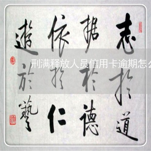 刑满释放人员信用卡逾期怎么办理/2023050652615