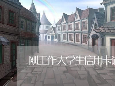 刚工作大学生信用卡逾期/2023121854959