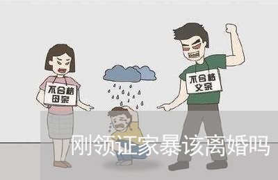 刚领证家暴该离婚吗/2023110419049