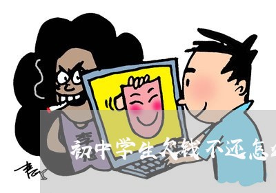 初中学生欠钱不还怎么办/2023092949362