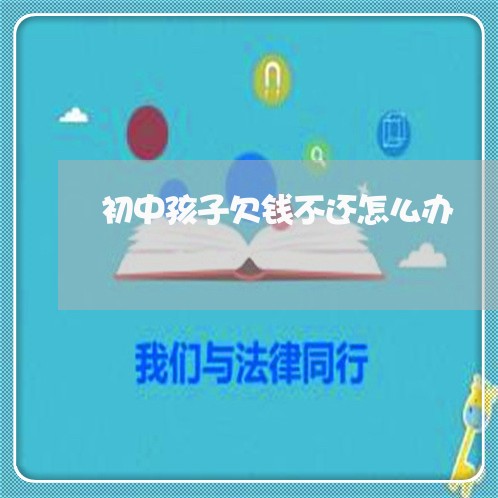 初中孩子欠钱不还怎么办/2023092040405