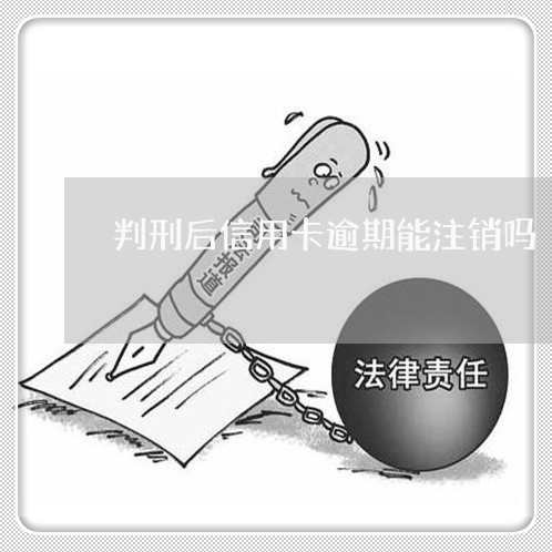 判刑后信用卡逾期能注销吗/2023121525027