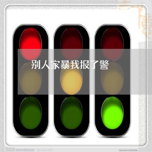 别人家暴我报了警/2023101413814