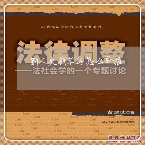 别人欠钱不还怎么举报/2023111537259