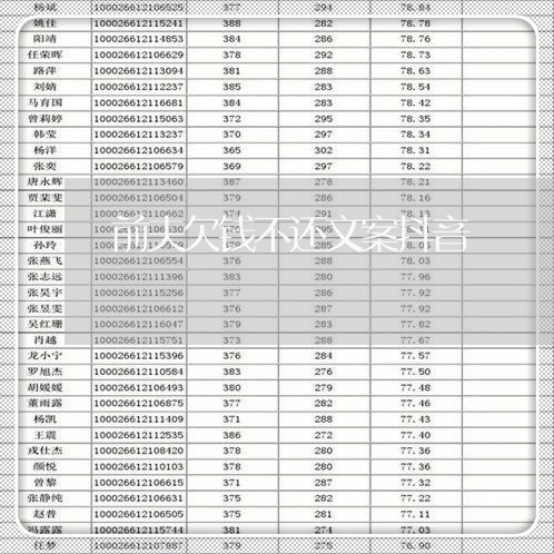 前夫欠钱不还文案抖音/2023112737958