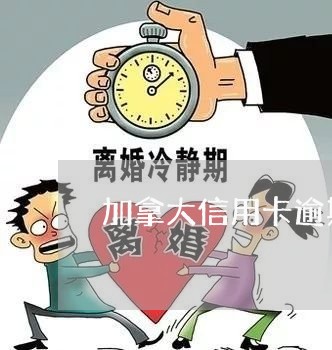 加拿大信用卡逾期封顶/2023112650603