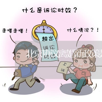 北京协议离婚新政策是什么/2023111438171