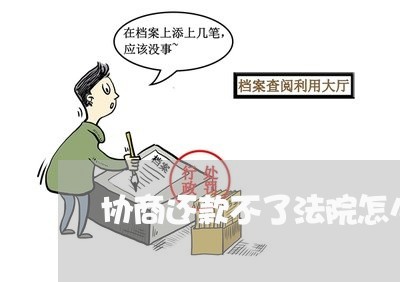 协商还款不了法院怎么判决/2023092260835