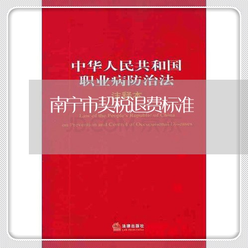 南宁市契税退费标准/2023052316069