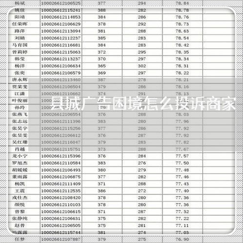 县城广告困境怎么投诉商家/2023030375957