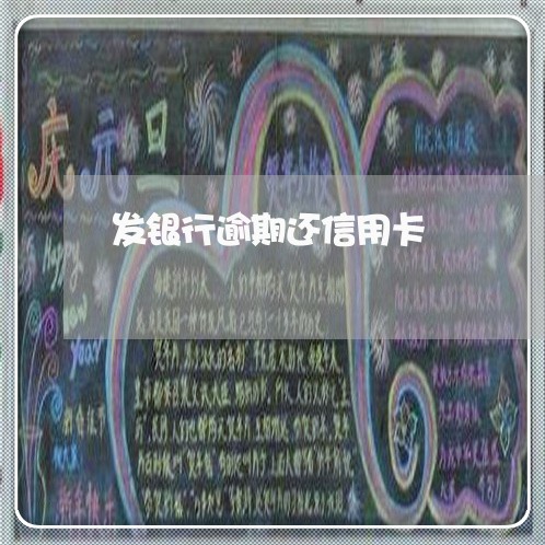 发银行逾期还信用卡/2023111617059