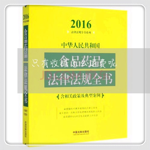 只有收据怎么退费呢/2023061793616