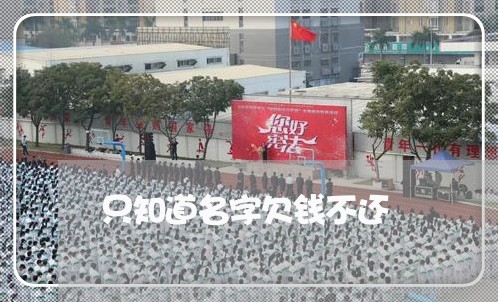 只知道名字欠钱不还/2023111523915