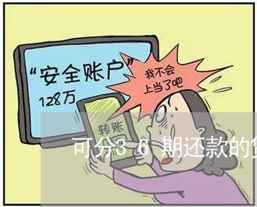 可分36期还款的贷款/2023032537239