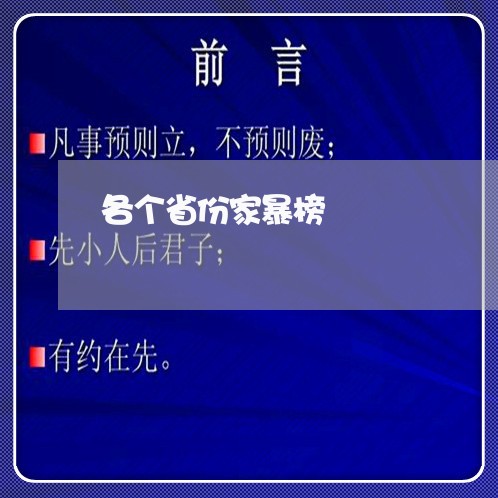 各个省份家暴榜/2023091351604