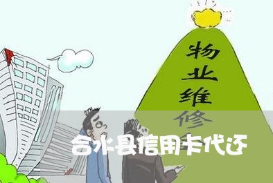 合水县信用卡代还/2023092836247