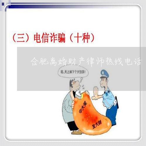 合肥离婚财产律师热线电话/2023111455259