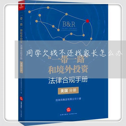 同学欠钱不还找家长怎么办/2023120329472