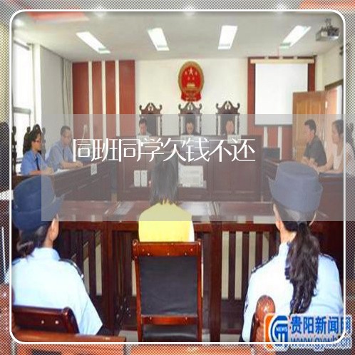 同班同学欠钱不还/2023111549583