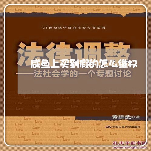 咸鱼上买到假的怎么维权/2023062481706