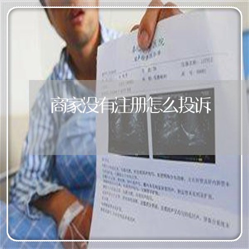 商家没有注册怎么投诉/2023022666138