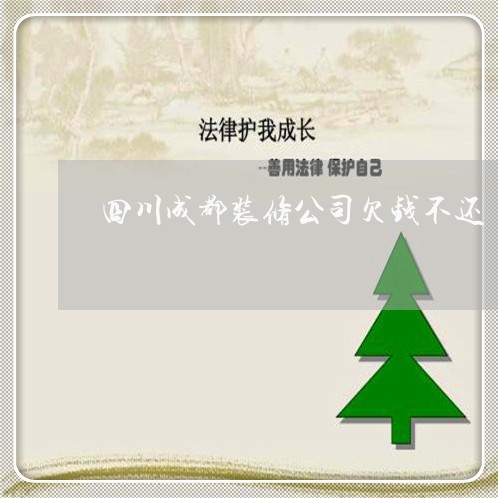 四川成都装修公司欠钱不还/2023110780381