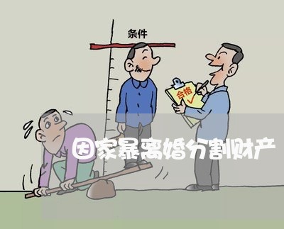 因家暴离婚分割财产/2023110838381