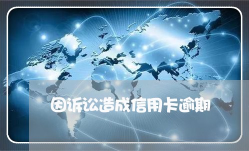 因诉讼造成信用卡逾期/2023062006046