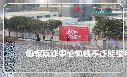 国家反诈中心欠钱不还能举报吗/2023110861601