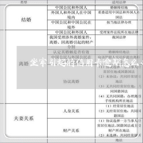 坐牢引起的信用卡逾期怎么办呢/2023091435148