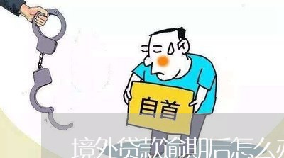 境外贷款逾期后怎么办信用卡/2023053046148