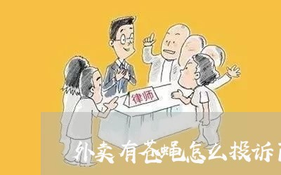 外卖有苍蝇怎么投诉商家/2023030276057