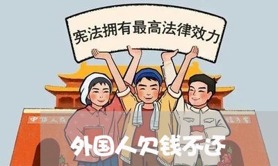 外国人欠钱不还/2023100995146