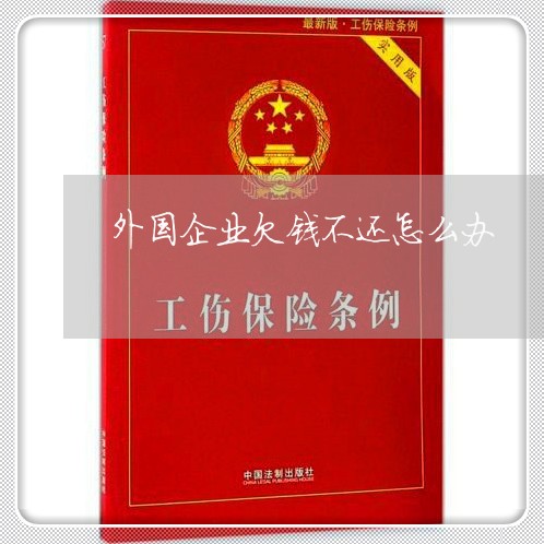 外国企业欠钱不还怎么办/2023110769502