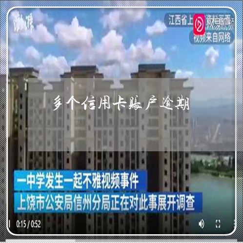 多个信用卡账户逾期/2023071317141