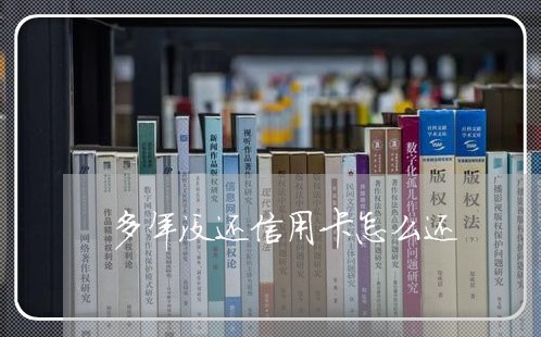 多年没还信用卡怎么还/2023120562815