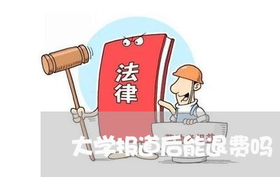 大学报道后能退费吗/2023061462504