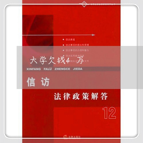 大学欠钱4万/2023100883604