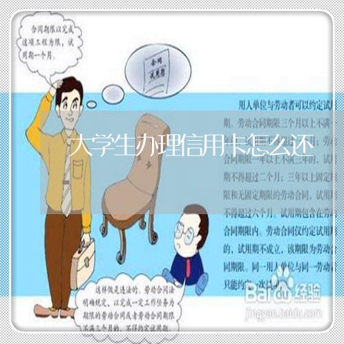 大学生办理信用卡怎么还/2023080339369