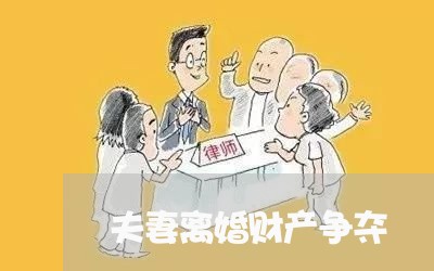 夫妻离婚财产争夺/2023093040496