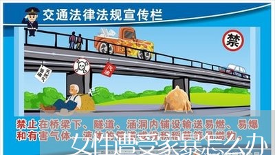 女性遭受家暴怎么办/2023110741593