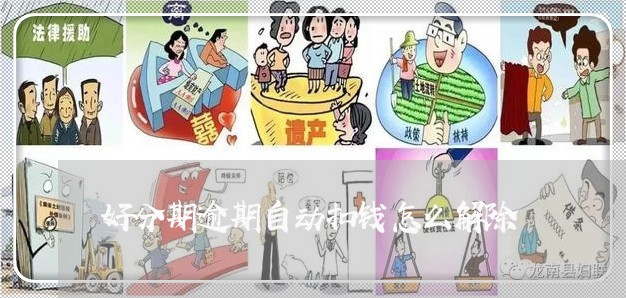 好分期逾期自动扣钱怎么解除/2023091493705