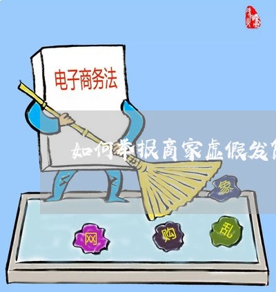 如何举报商家虚假发货/2023032798167