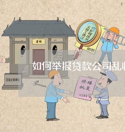 如何举报贷款公司乱收费/2023032607947