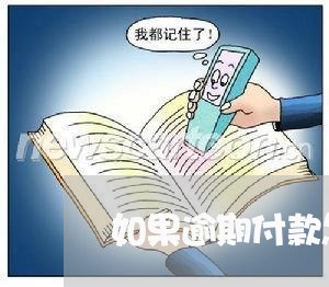 如果逾期付款怎么办信用卡/2023121970704