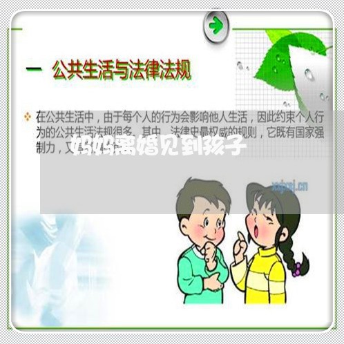 妈妈离婚见到孩子/2023092894949