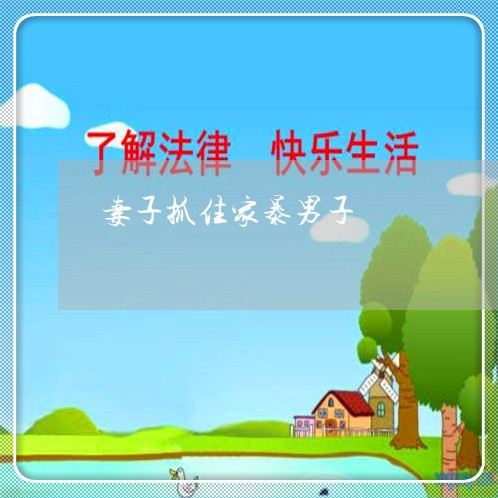 妻子抓住家暴男子/2023100972815