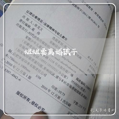 姐姐要离婚孩子/2023121648461