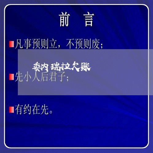 委内瑞拉欠账/2023121896159