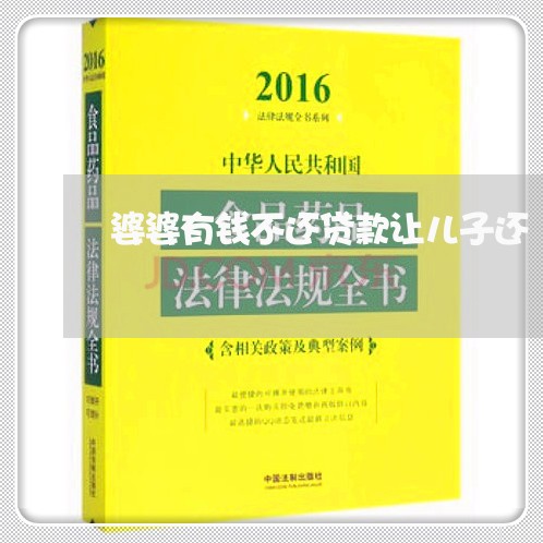 婆婆有钱不还贷款让儿子还/2023120571705